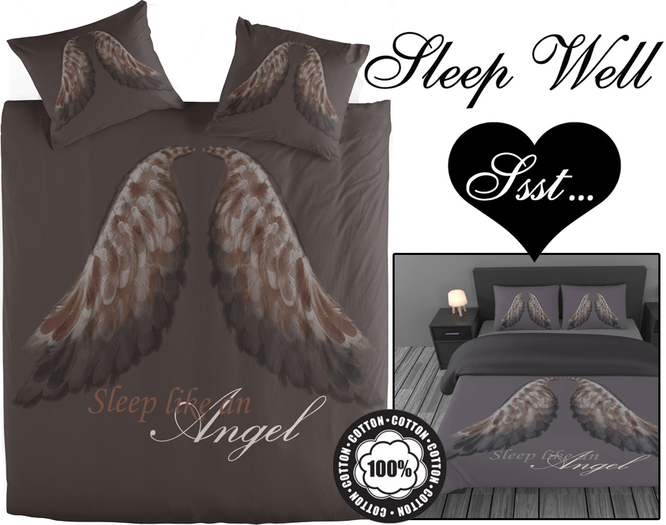 Click to Buy - Sleep Like an Angel - Dekbedovertrek Click to Buy - Sleep Like an Angel - Dekbedovertrek