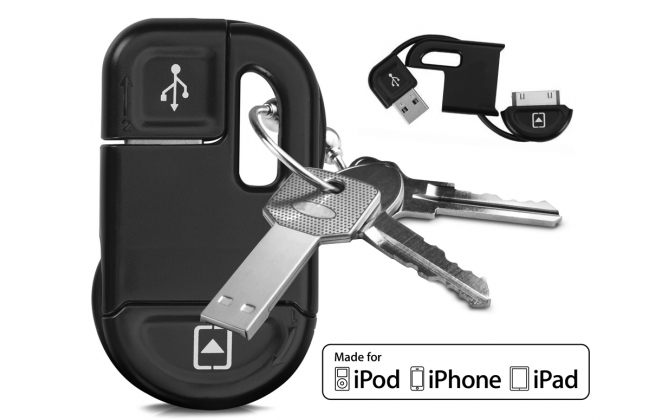 Click to Buy - Sleutelhanger met Apple Dockcable Click to Buy - Sleutelhanger met Apple Dockcable