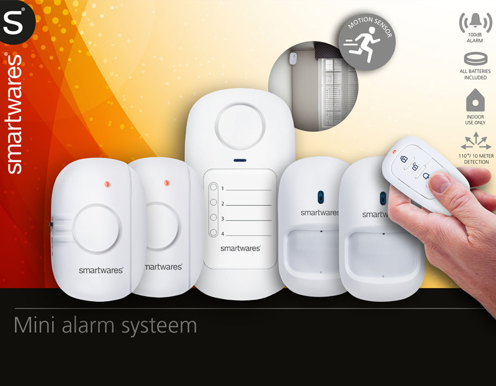 Click to Buy - Smartwares Draadloze Mini Alarm Set (SC50-6)