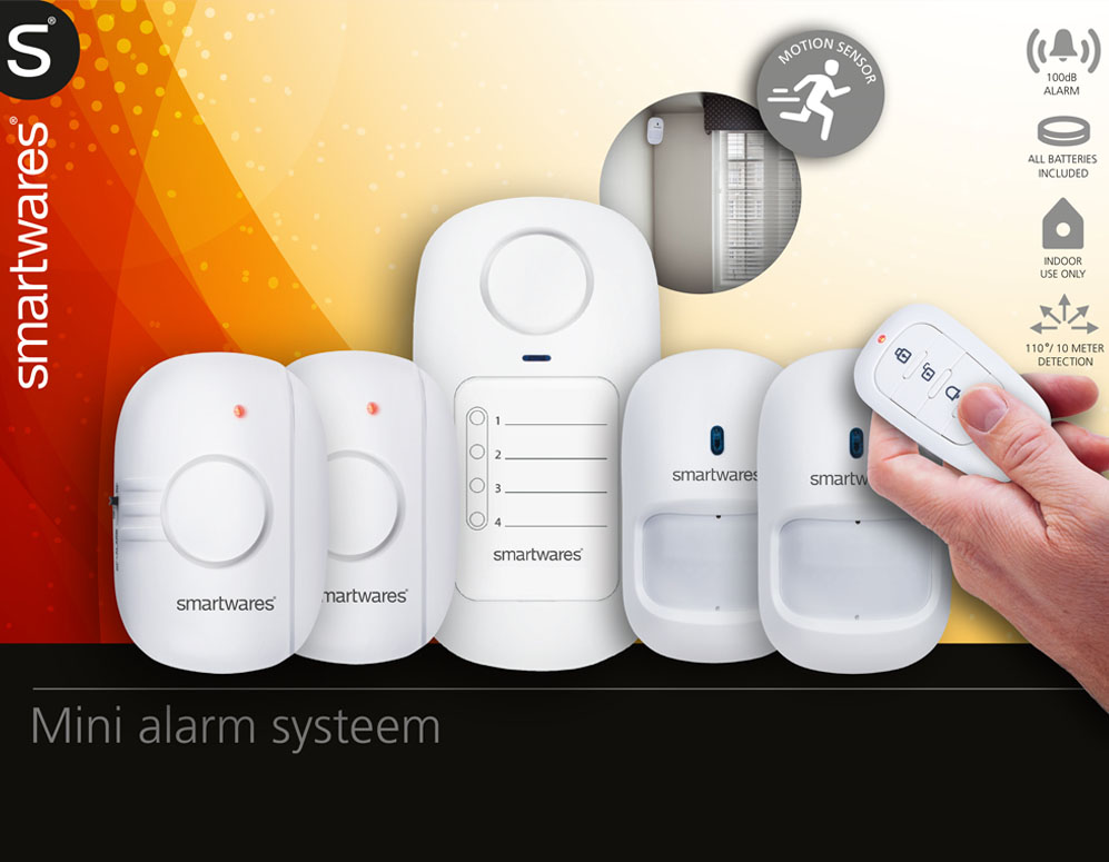 Click to Buy - Smartwares Draadloze Mini Alarm Set (SC50-6) Click to Buy - Smartwares Draadloze Mini Alarm Set (SC50-6)