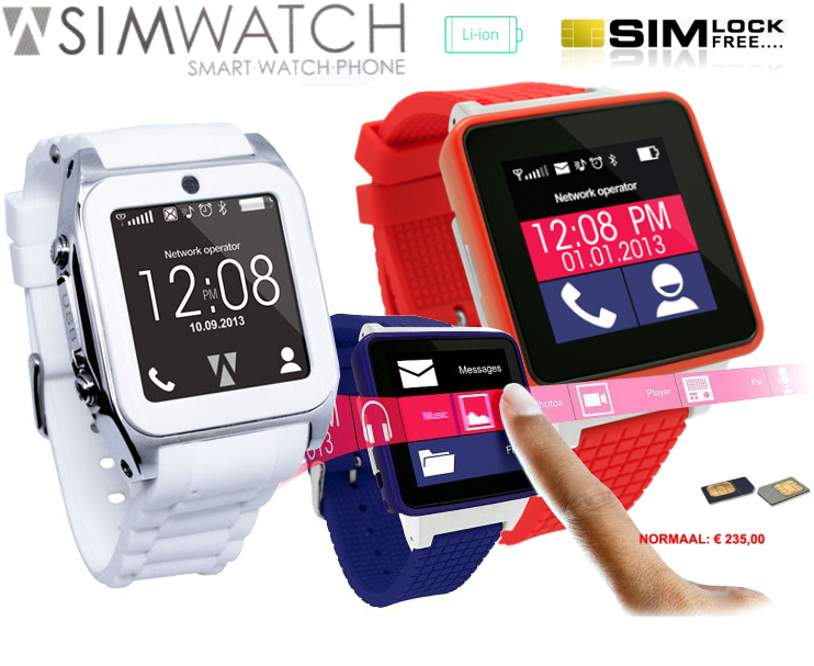 Click to Buy - Smartwatch Horloge Type Ultra (Simlockvrij)