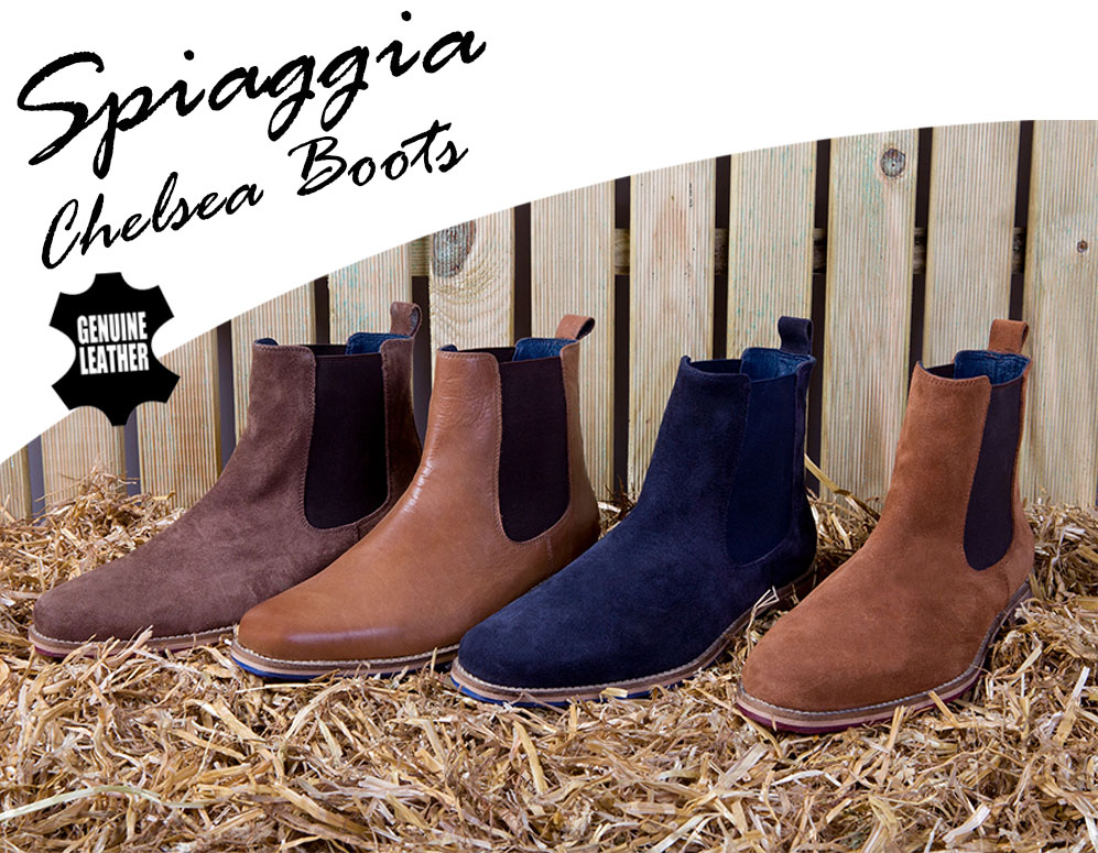 Click to Buy - Spiaggia Lederen of Suède Chelsea Boots voor hem Click to Buy - Spiaggia Lederen of Suède Chelsea Boots voor hem