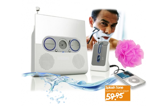 Click to Buy - Splash Tone MP3 Badkamer Radio Click to Buy - Splash Tone MP3 Badkamer Radio
