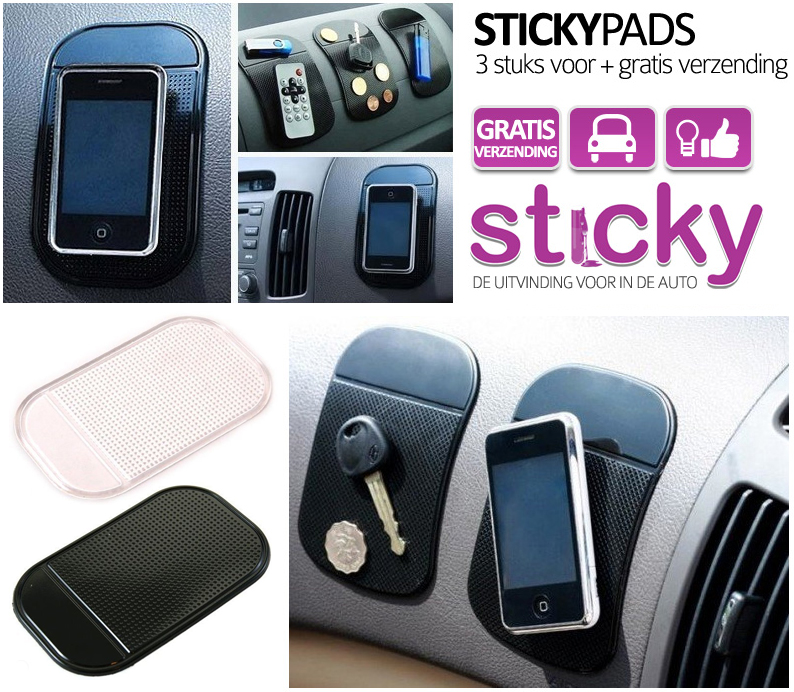 Click to Buy - Sticky Pads 3 Stuks (+ GRATIS Verzending) Click to Buy - Sticky Pads 3 Stuks (+ GRATIS Verzending)