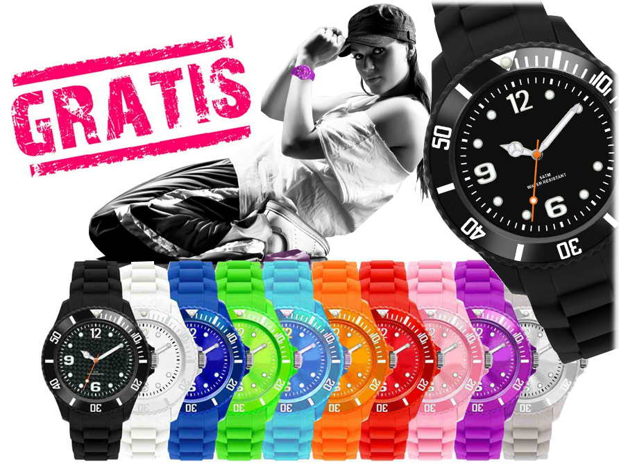 Click to Buy - Super Trendy Jelly Horloge Click to Buy - Super Trendy Jelly Horloge