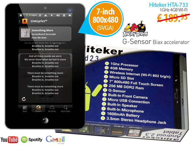 Click to Buy - TABLET HITEKER HTA-733 1GHz 4GB WI-FI