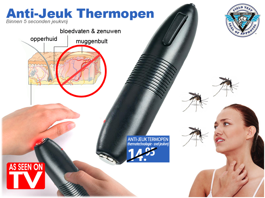 Click to Buy - Thermo Anti-Muggenbeet Pen Click to Buy - Thermo Anti-Muggenbeet Pen