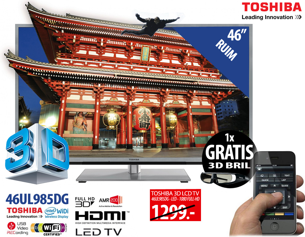 Click to Buy - Toshiba 46UL985DG Full-HD 3D-Smart TV Click to Buy - Toshiba 46UL985DG Full-HD 3D-Smart TV