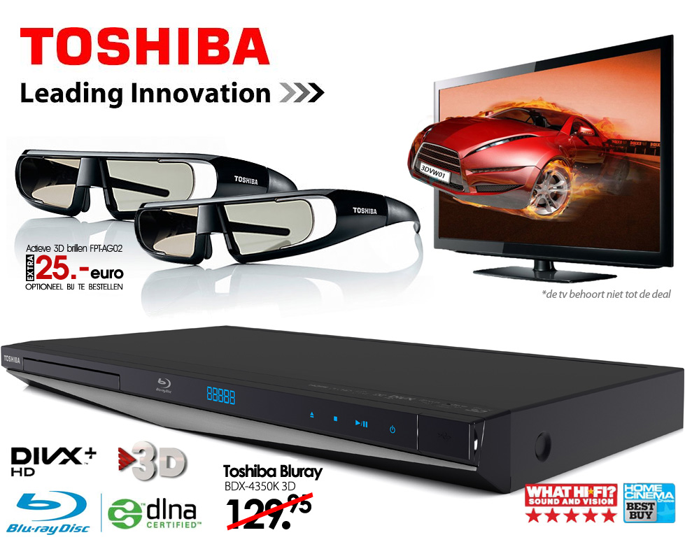 Click to Buy - Toshiba Full-HD 3D Bluray Speler Click to Buy - Toshiba Full-HD 3D Bluray Speler