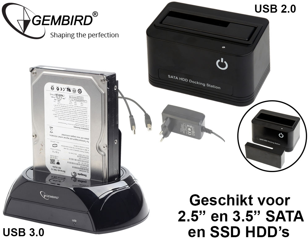 Click to Buy - USB Docking Station voor SATA en SSD Harde Schijven