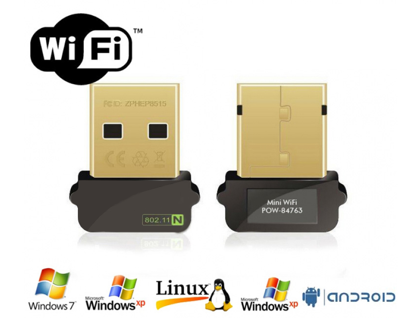 Click to Buy - USB WiFi Mini-adapter (PC/Tablet etc)