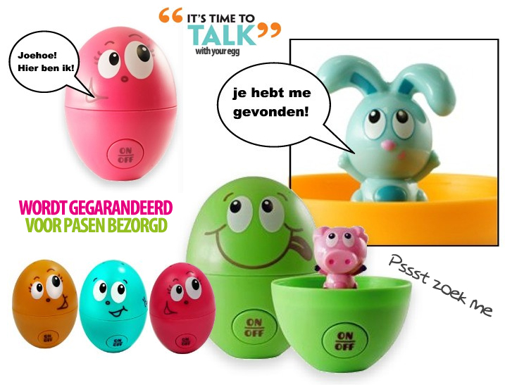 Click to Buy - Vrolijk Pratende Paas-Eieren (4 stuks) Click to Buy - Vrolijk Pratende Paas-Eieren (4 stuks)