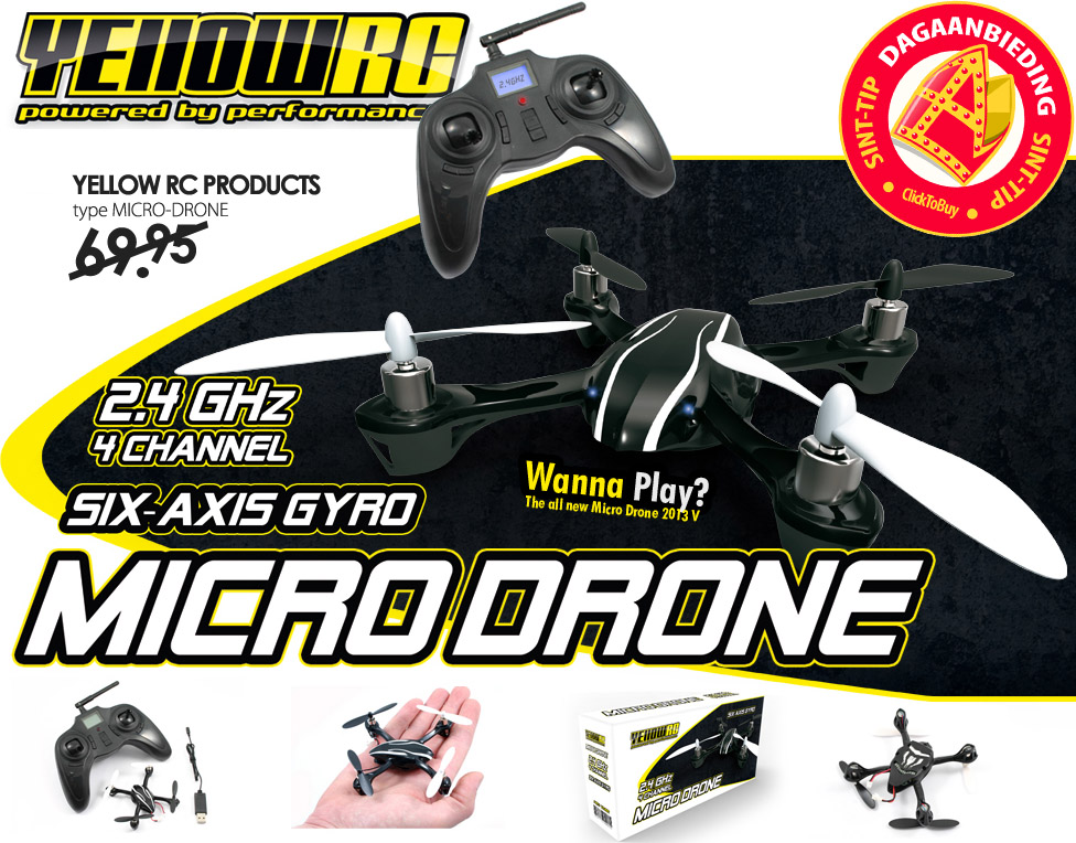 Click to Buy - YellowRC - MicroDrone 2013 Version