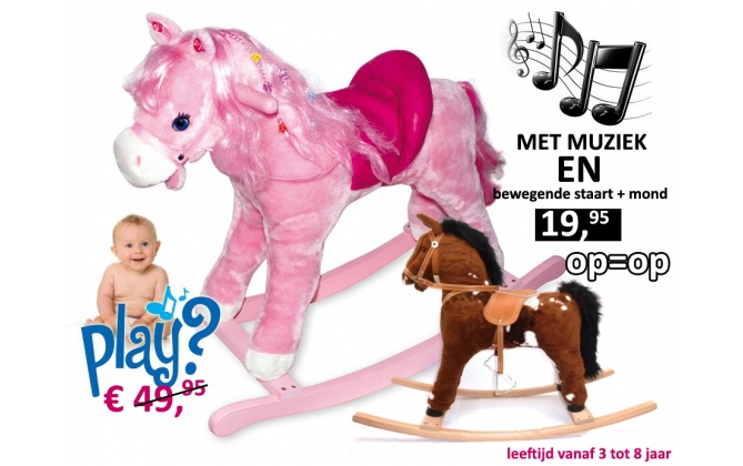 Click to Buy - Zingend Hobbelpaard (beweegt ook!) Click to Buy - Zingend Hobbelpaard (beweegt ook!)