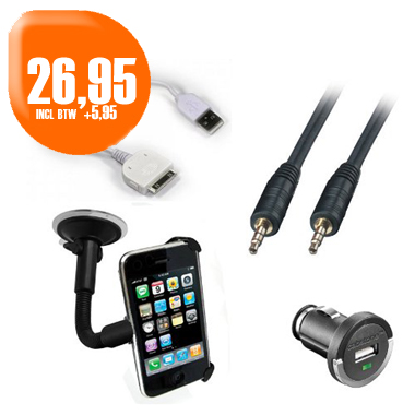 Dagactie - Accessoireset Voor De Iphone (1E Generatie) Dagactie - Accessoireset Voor De Iphone (1E Generatie)