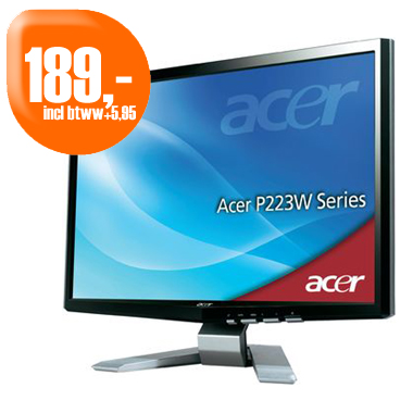 Dagactie - Acer P223w 22 Inch Tft Monitor Dagactie - Acer P223w 22 Inch Tft Monitor