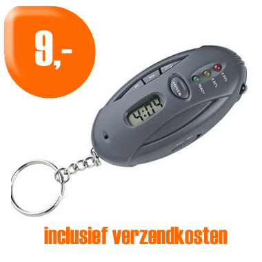 Dagactie - Alcoholdetector - Sleutelhanger Dagactie - Alcoholdetector - Sleutelhanger