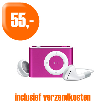 Dagactie - Apple Ipod Shuffle 2 Gb - (Pink) Dagactie - Apple Ipod Shuffle 2 Gb - (Pink)