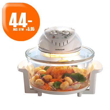 Dagactie - Comfortcook Hetelucht Grill Dagactie - Comfortcook Hetelucht Grill