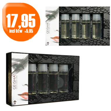 Dagactie - Gift Box 4 X 30 Ml Massage Oil Dagactie - Gift Box 4 X 30 Ml Massage Oil