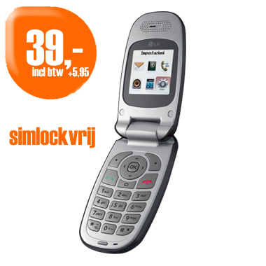 Dagactie - Lg Lynx Kg376 Simlockvrij Dagactie - Lg Lynx Kg376 Simlockvrij