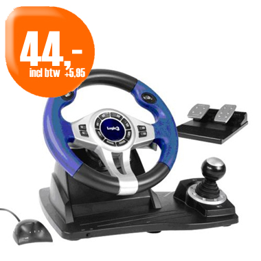 Dagactie - Logic3 Topdrive Gt Wireless Steering Wheel