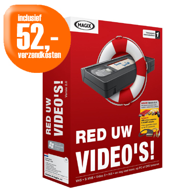 Dagactie - Magix : Red Uw Video's! 2.0 Incl. Pc Check & Tuning Dagactie - Magix : Red Uw Video's! 2.0 Incl. Pc Check & Tuning