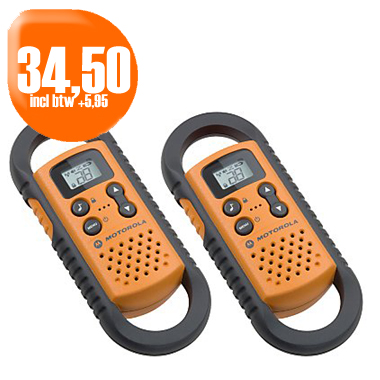 Dagactie - Motorola Tlkr-t3 Portofoonset Dagactie - Motorola Tlkr-t3 Portofoonset