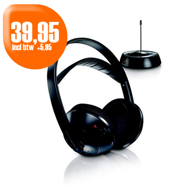 Dagactie - Philips Draadloze Hifi-hoofdtelefoon Sbchc8430