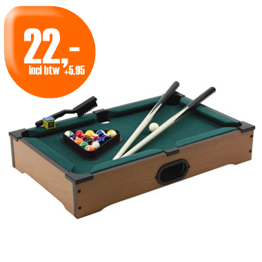 Dagactie - Pooltafel Mini