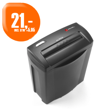 Dagactie - Rexel Alpha Cc Papiervernietiger Dagactie - Rexel Alpha Cc Papiervernietiger