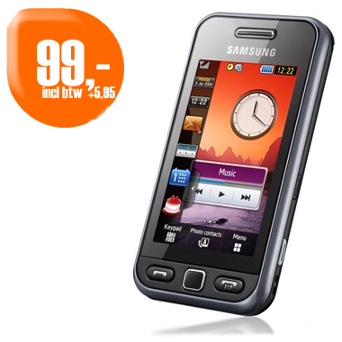 Dagactie - Samsung Star S5230 Kpn Prepaid Dagactie - Samsung Star S5230 Kpn Prepaid