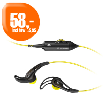 Dagactie - Sennheiser Adidas Cx 680 Sport Oordopjes Dagactie - Sennheiser Adidas Cx 680 Sport Oordopjes