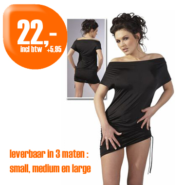 Dagactie - Strapless Zwart Jurkje Dagactie - Strapless Zwart Jurkje