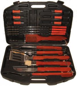 Dagknaller - 16-Delige Bbq Set In Koffer Dagknaller - 16-Delige Bbq Set In Koffer