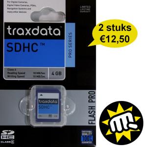 Dagknaller - 2 Stuks Sdhc4gb Class 6 Dagknaller - 2 Stuks Sdhc4gb Class 6