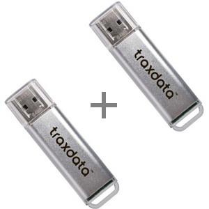 Dagknaller - 2 X Traxdata Ez Drive 8Gb Usb Stick