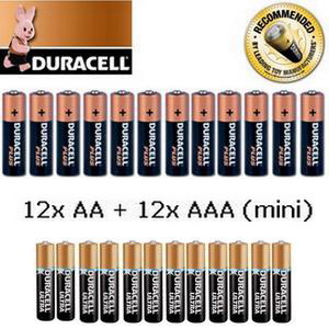 Dagknaller - 24 Duracell Batterijen Voor Een Stuntprijs!