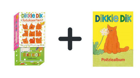 Dagknaller - 2-Pack Dikkie Dik Poeziealbum &Amp; Fotokaarten