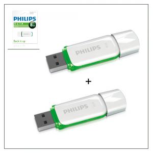 Dagknaller - 2X Philips 2.0 Usb Stick 8Gb
