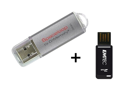 Dagknaller - 32Gb Usb Stick + Gratis 2Gb Usb Ministick