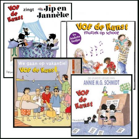 Dagknaller - 4 Kinder Cd's Voor De Kleintjes.