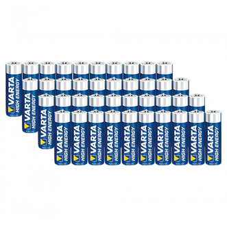 Dagknaller - 40X Varta Aa High Energy Alkaline Batterijen