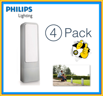 Dagknaller - 4-Pack Philips Flowerbed Ecomoods Sokkel/Lantaarn (16915/87/16)