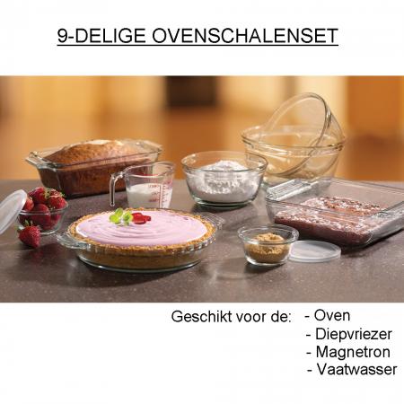 Dagknaller - 9-Delige Ovenschalenset