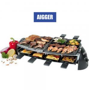 Dagknaller - Aigger Steengrill, Gourmet, Raclette En Grilplaat In 1