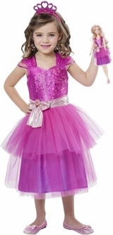 Dagknaller - Amscan Barbie Kinderkostuum Princess En Mini Me 8-10 Jaar (Gratis Verzending)