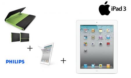 Dagknaller - Apple Ipad 3 (Wit) 16Gb Wifi Incl. Gratis Accessoirepakket Dagknaller - Apple Ipad 3 (Wit) 16Gb Wifi Incl. Gratis Accessoirepakket
