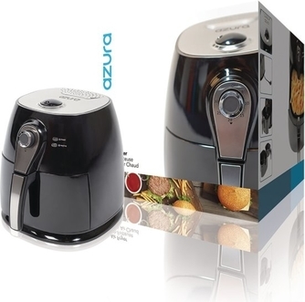 Dagknaller - Azura Az-Af10 Hot Air Fryer 1400 W 3L Zwart (Gratis Verzending)