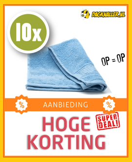 Dagknaller - Badhanddoeken 50 X 100 Cm - Blauw - 10 Stuks! Dagknaller - Badhanddoeken 50 X 100 Cm - Blauw - 10 Stuks!